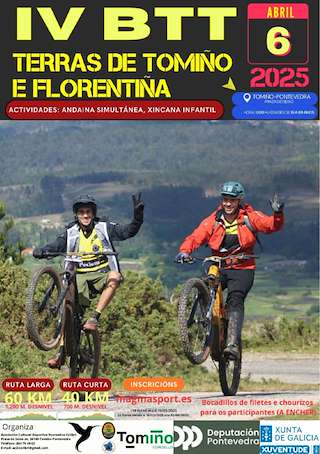 Fechas, información, programa, cartel, imágenes, mapa y ubicación de IV BTT Terras de Tomiño e Florentiña