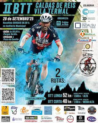 Fechas, información, programa, cartel, imágenes, mapa y ubicación de II BTT Vila Termal  en  Caldas de Reis