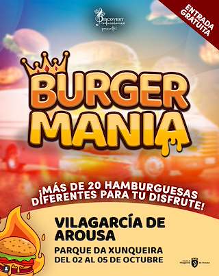 Fechas, información, programa, cartel, imágenes, mapa y ubicación de Burgermanía (2025)  en  Vilagarcía de Arousa