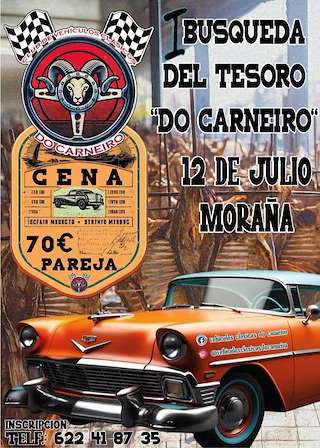 Fechas, información, programa, cartel, imágenes, mapa y ubicación de I Búsqueda del Tesoro do Carneiro  en  Moraña