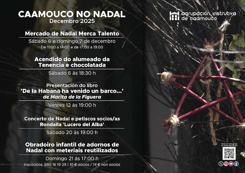 Programa de Navidad de Caamouco en Ares