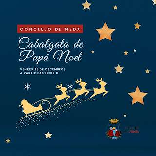 Cabalgata de Papá Noel en Neda