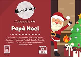 Cabalgata de Papá Noel en Ares