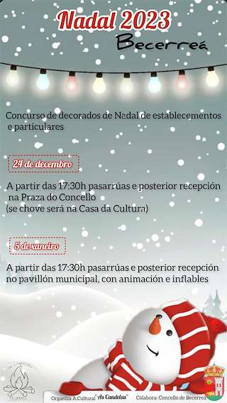 Programa de Navidad – Cabalgata de Reyes en Becerreá