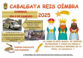 Cabalgata de Reyes en Oímbra