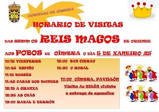 Cabalgata de Reyes en Oímbra