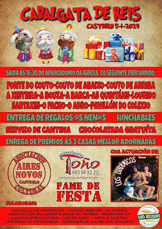 Cabalgata de Reyes de Castrelo (2027) en Cambados