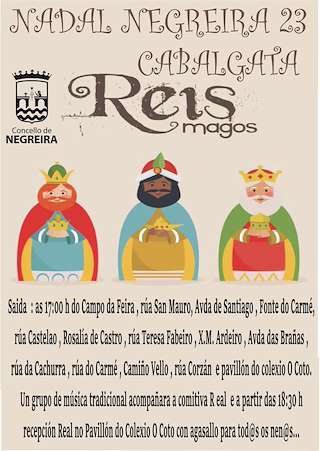 Cabalgata de Reyes (2026) en Negreira