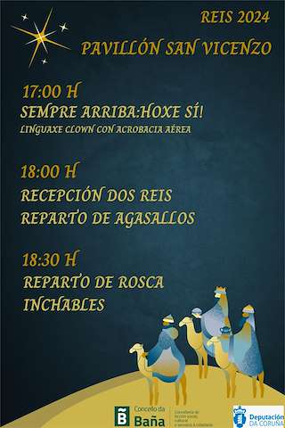 Cabalgata de Reis (2026) en A Baña