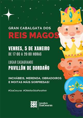 Cabalgata de Reyes (2026) en Oza Cesuras