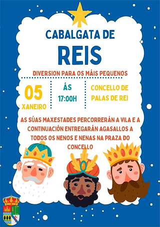 Cabalgata de Reyes (2026) en Palas de Rei