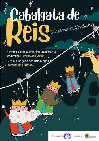 Cabalgata de Reyes (2026) en A Pontenova