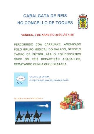 Cabalgata de Reyes (2027) en Toques