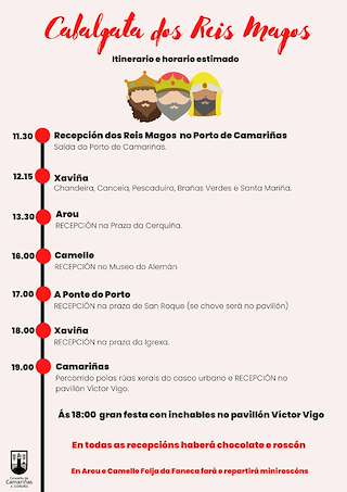 Cabalgata de Reyes en Camariñas