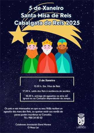 Cabalgata de Reyes en Larouco