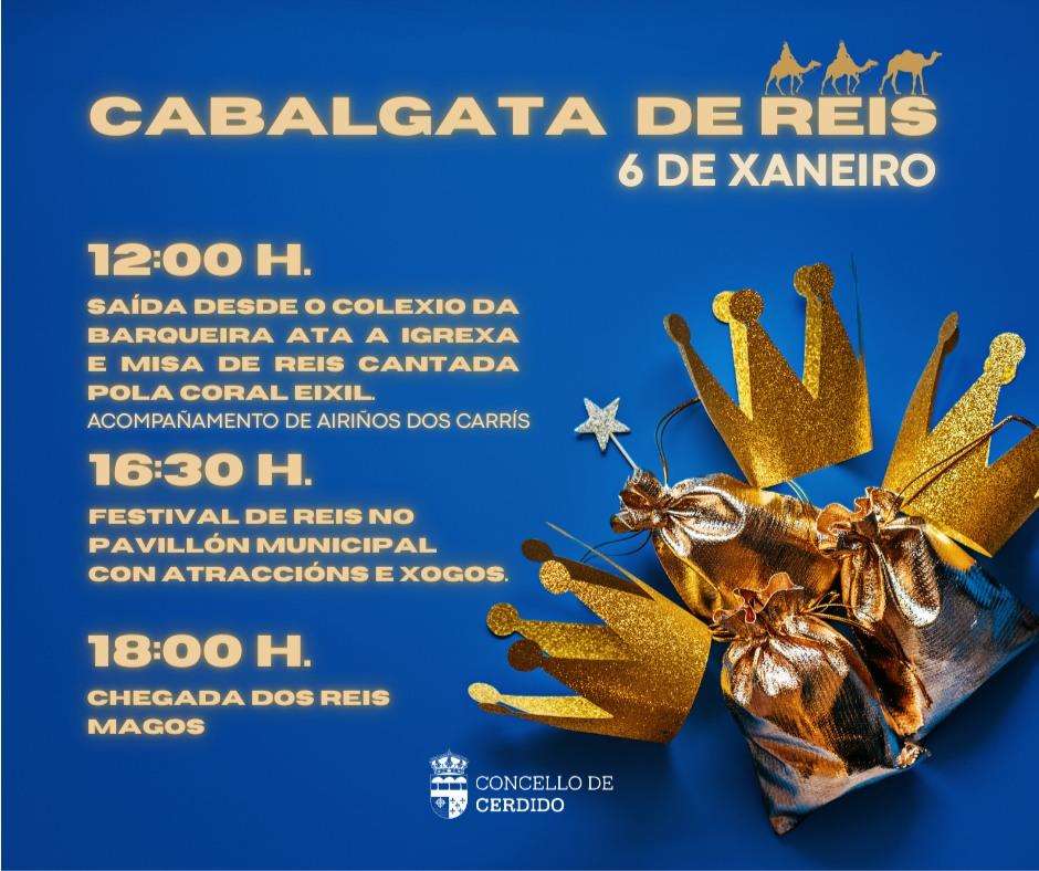 Cabalgata de los Reyes (2027) en Cerdido