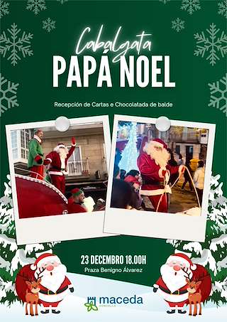 Fechas, información, programa, cartel, imágenes, mapa y ubicación de Cabalgata de Papá Noel  (2025)  en  Maceda