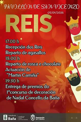 Fechas, información, programa, cartel, imágenes, mapa y ubicación de Cabalgata de Reyes (2026) en A Baña