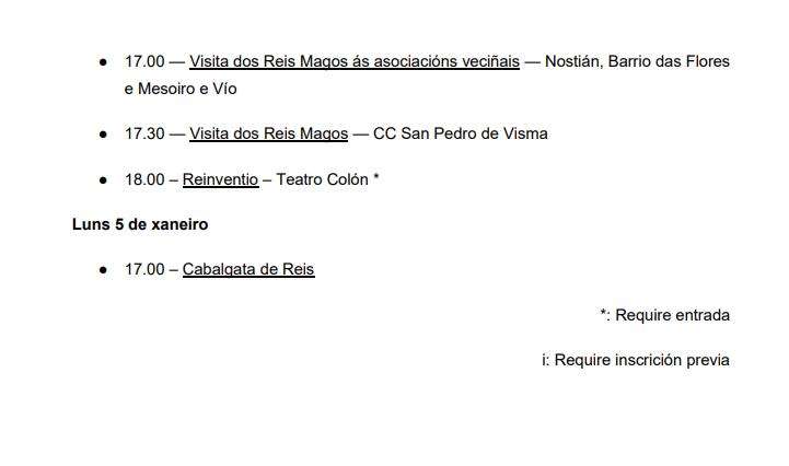 Cabalgata de Reyes (2026) en A Coruña