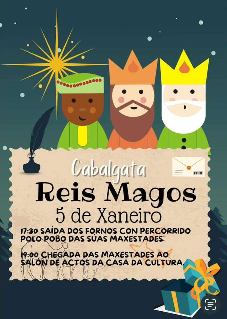 Cabalgata de Reis (2026) en A Pontenova