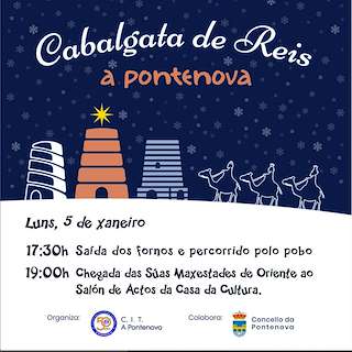 Fechas, información, programa, cartel, imágenes, mapa y ubicación de Cabalgata de Reyes (2026) en A Pontenova