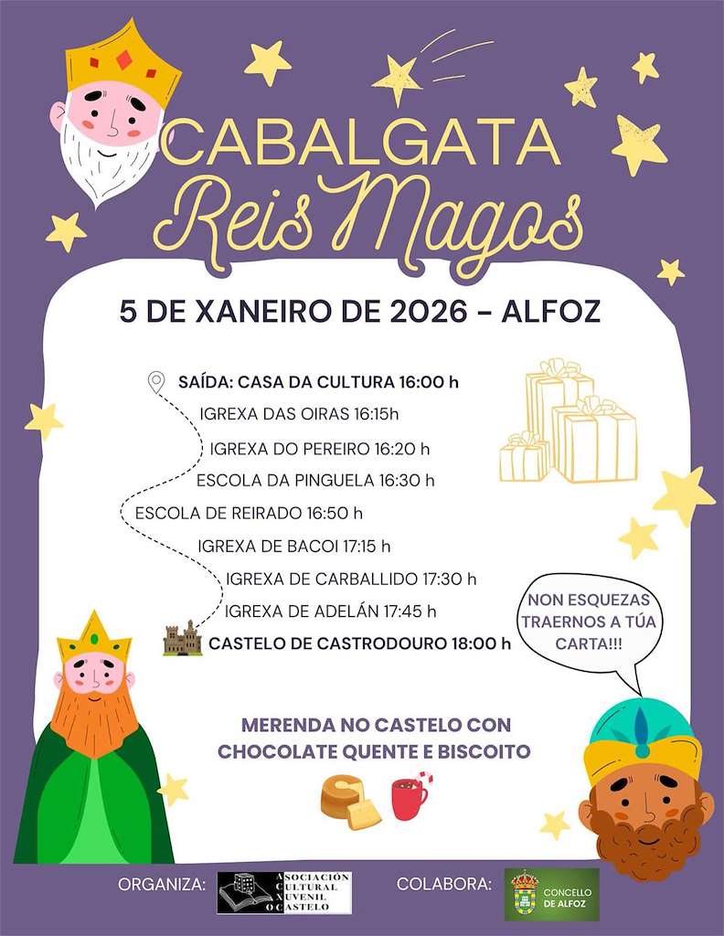 Cabalgata de Reyes (2027) en Alfoz do Castrodouro
