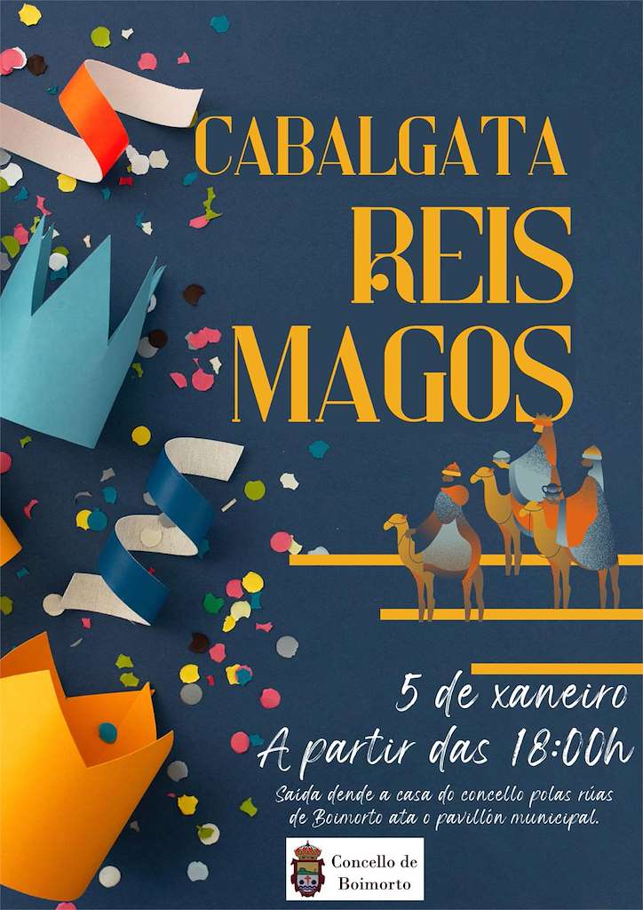 Cabalgata de Reis  (2025) en Boimorto