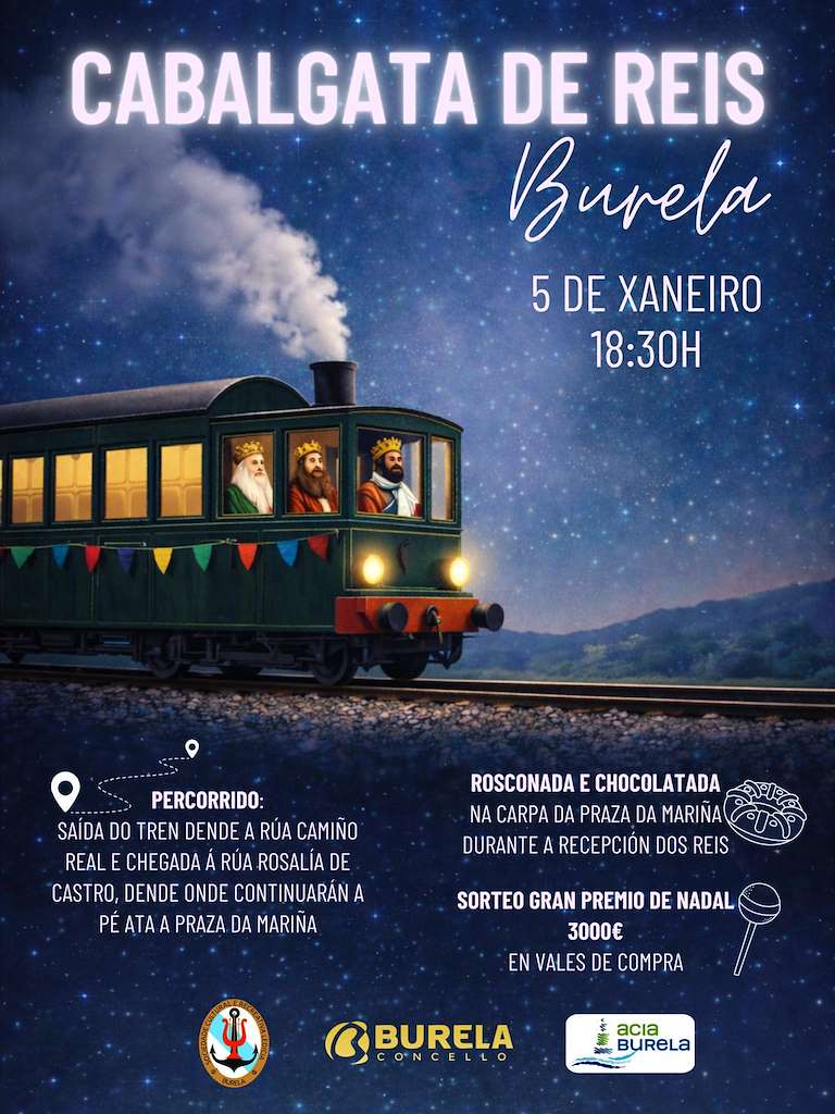 Cabalgata de Reyes (2026) en Burela