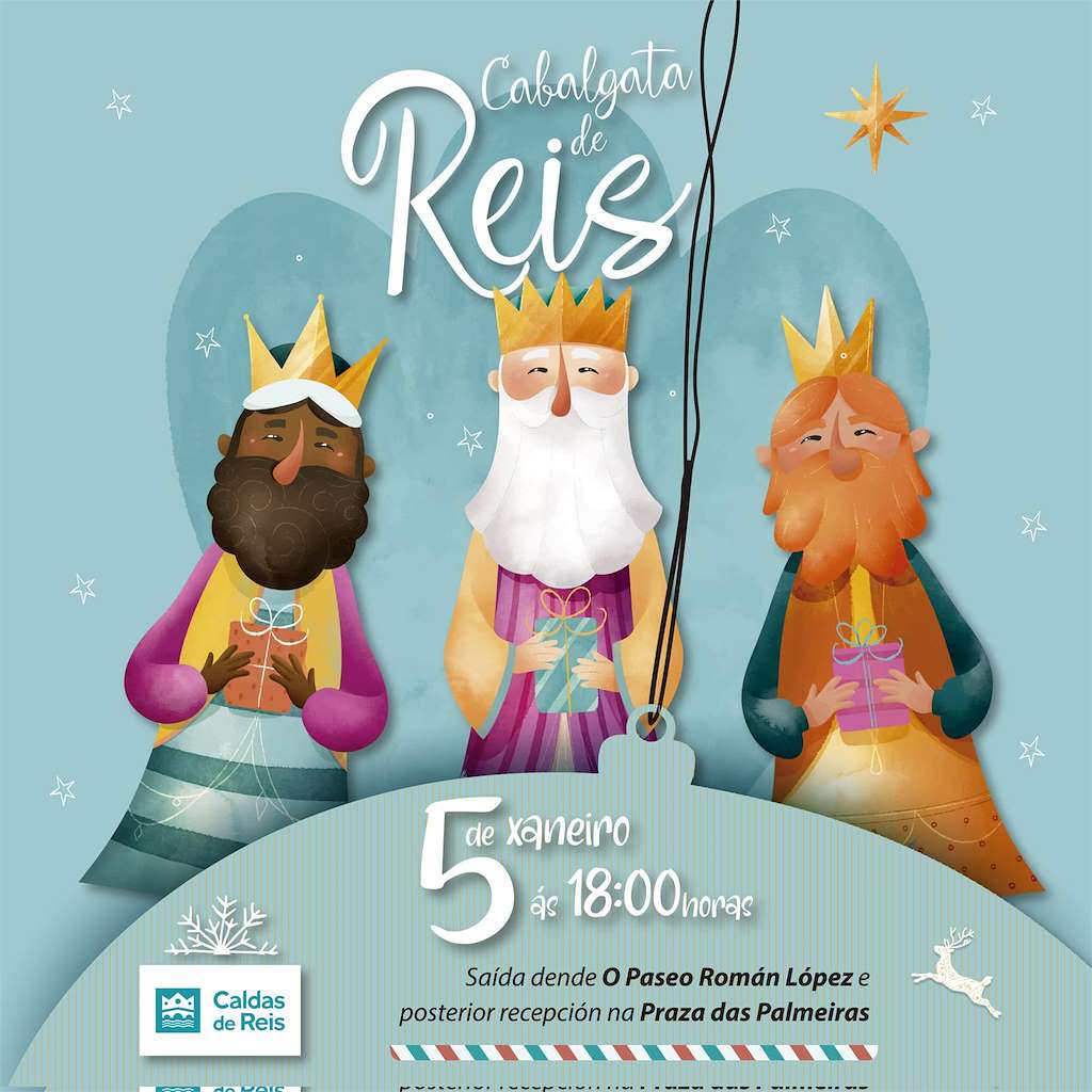 Cabalgata de Reis (2023) en Caldas de Reis