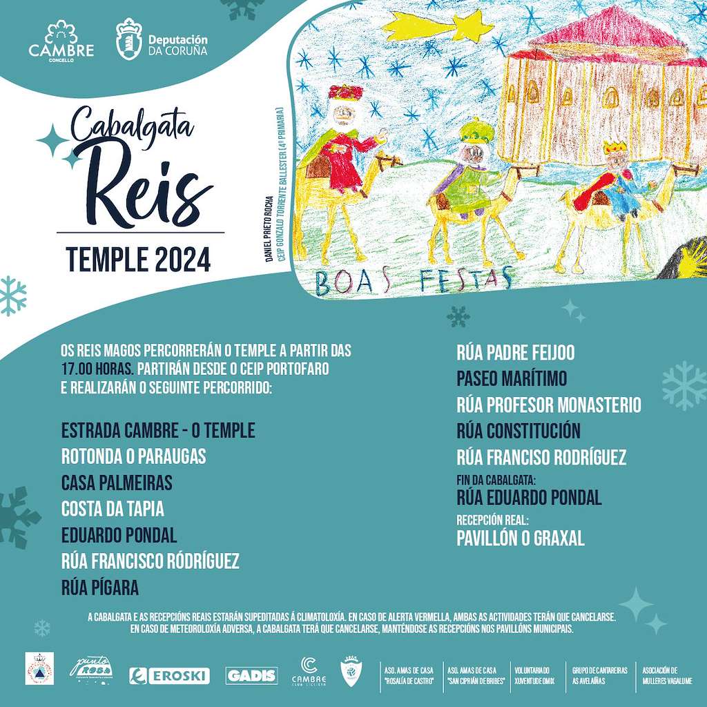 Cabalgata de Reis en Cambre