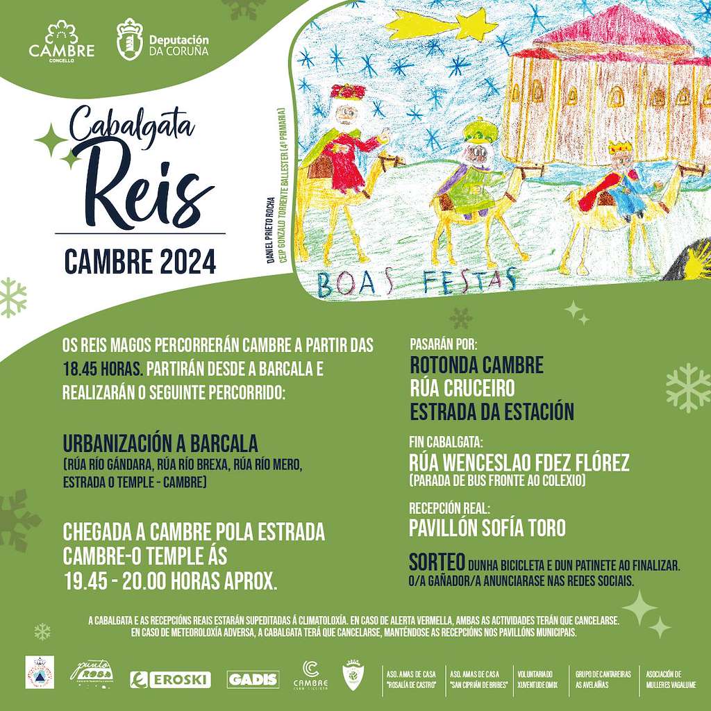 Cabalgata de Reis en Cambre