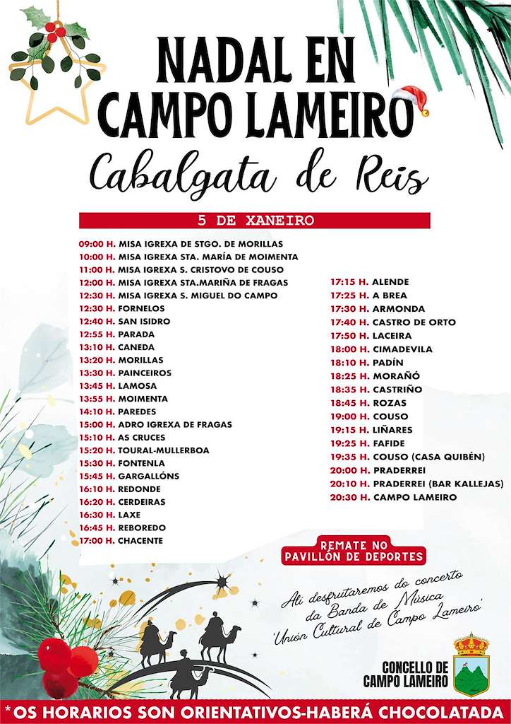 Cabalgata de Reis en Campo Lameiro