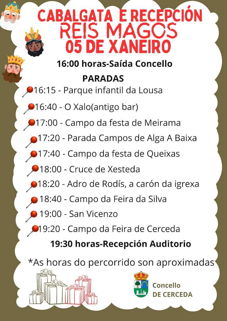 Cabalgata de Reis en Cerceda