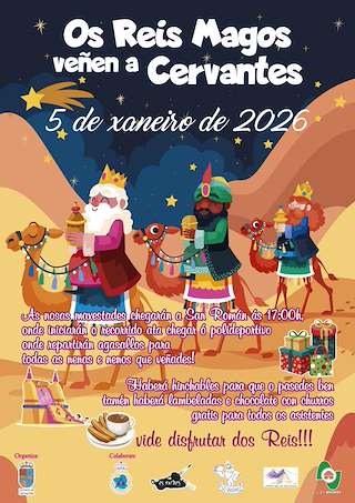 Fechas, información, programa, cartel, imágenes, mapa y ubicación de Cabalgata de Reyes (2026) en Cervantes