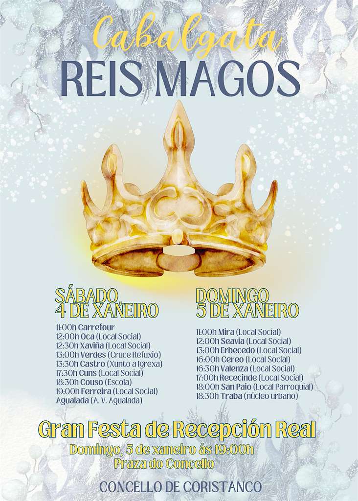 Cabalgata de Reis  (2026) en Coristanco