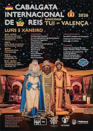 Fechas, información, programa, cartel, imágenes, mapa y ubicación de Cabalgata de Reyes de la Eurocidade (2026) en Tui