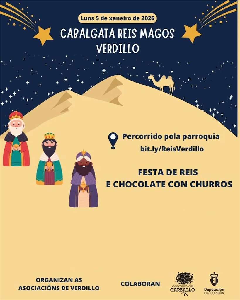 Cabalgata de Reyes de Verdillo (2027) en Carballo