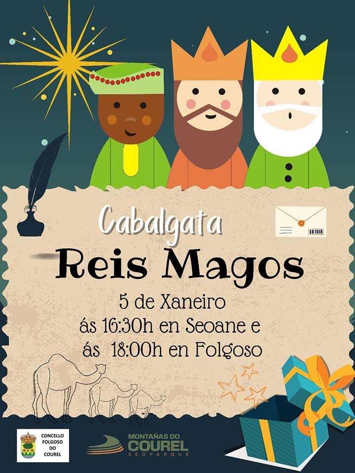 Cabalgata de Reis en Folgoso do Courel