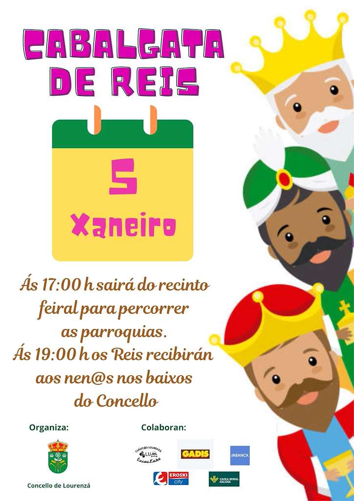 Cabalgata de Reis (2026) en Lourenzá