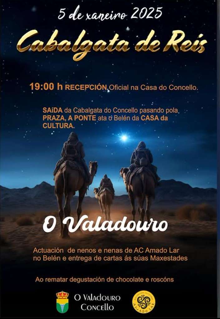 Cabalgata de Reis  en O Valadouro