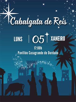 Fechas, información, programa, cartel, imágenes, mapa y ubicación de Cabalgata de Reyes (2026) en Oza Cesuras