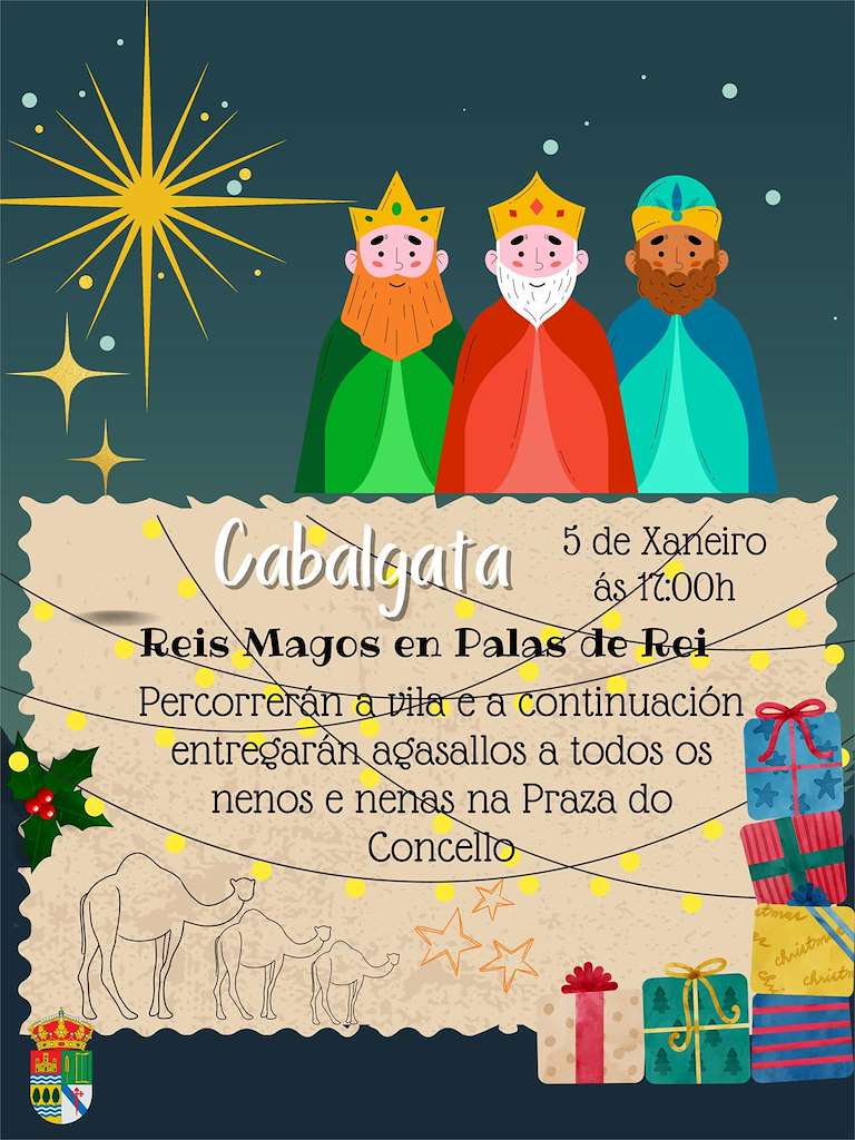 Cabalgata de Reis (2026) en Palas de Rei