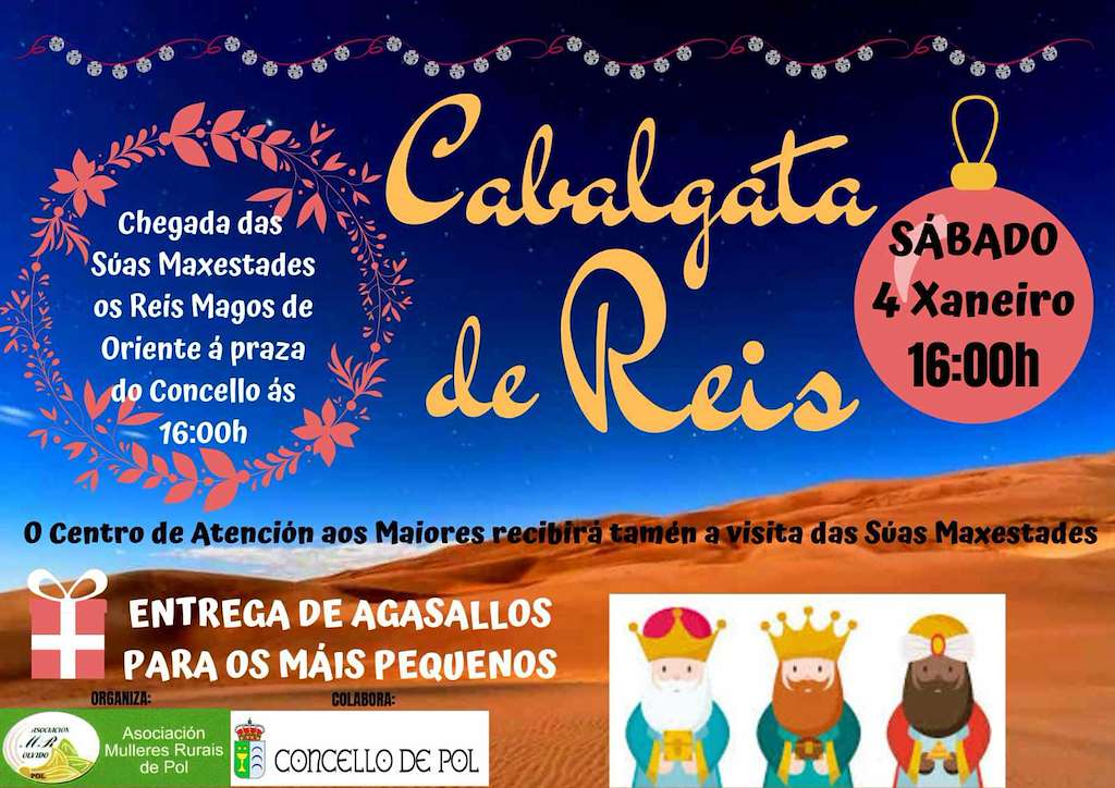 Cabalgata de Reis (2026) en Pol