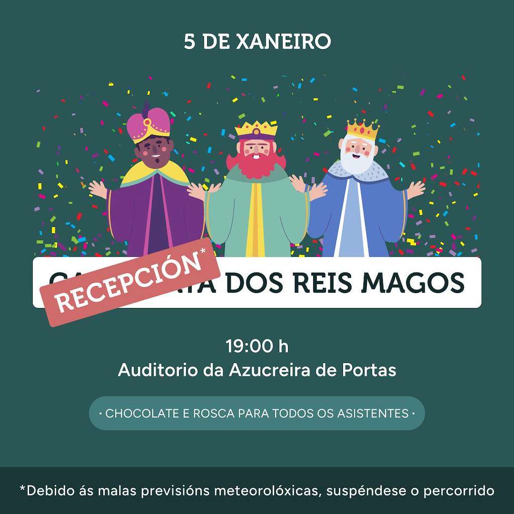 Cabalgata de Reis  (2026) en Portas