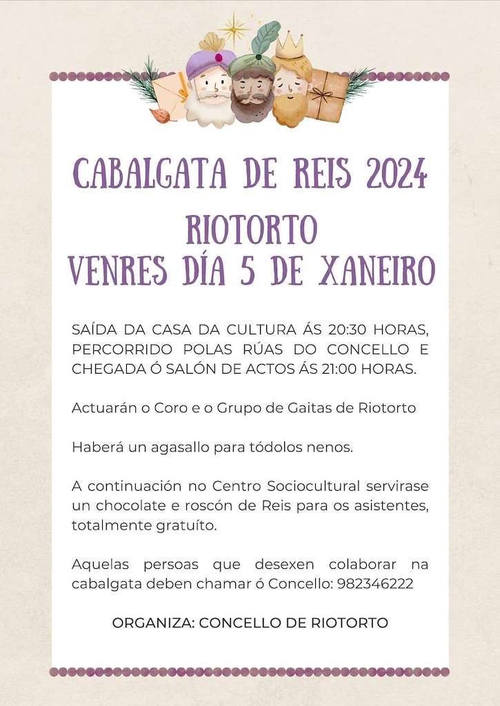 Cabalgata de Reis  (2025) en Riotorto