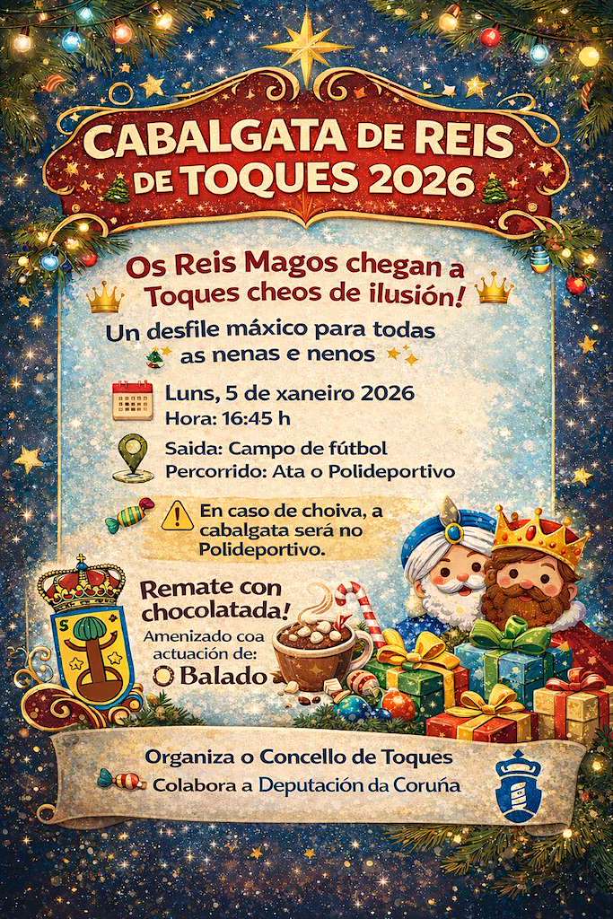 Cabalgata de Reyes (2027) en Toques