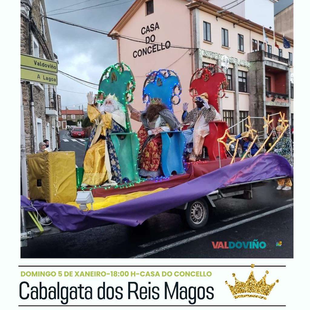 Cabalgata de Reis (2025) en Valdoviño