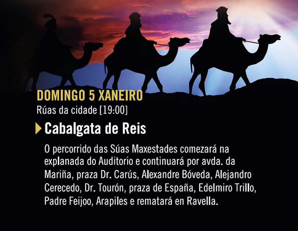 Cabalgata de Reis  (2026) en Vilagarcía de Arousa