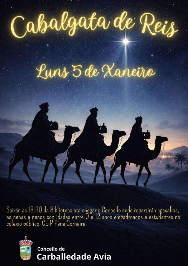 Cabalgata de Reyes en Carballeda de Avia