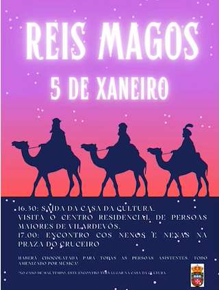 Fechas, información, programa, cartel, imágenes, mapa y ubicación de Cabalgata de Reyes (2026) en Vilardevós